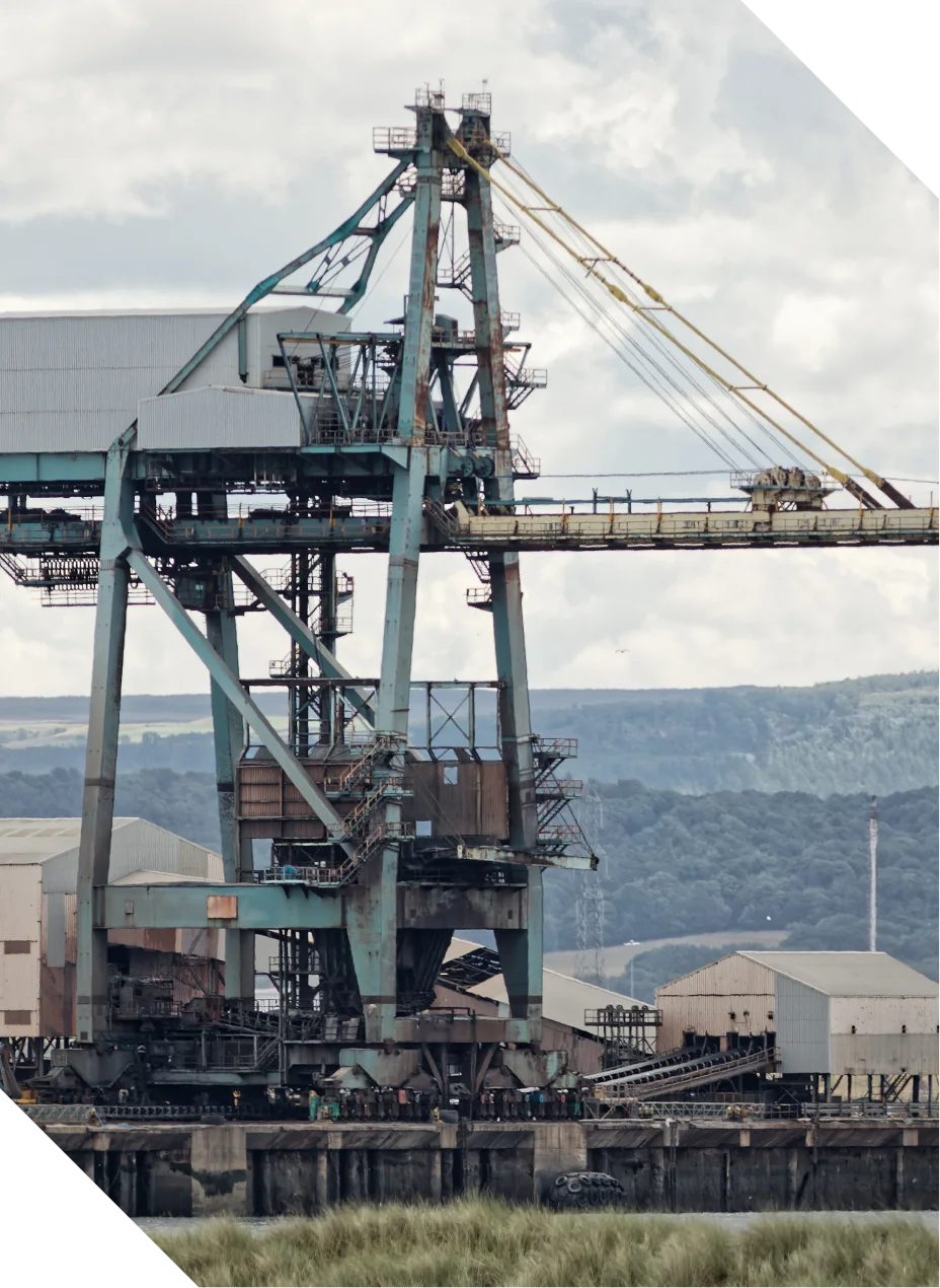 Coal processing plant and conveyor infrastructure